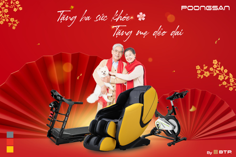 Mua ghế massage l&agrave;m qu&agrave; tặng dịp Tết